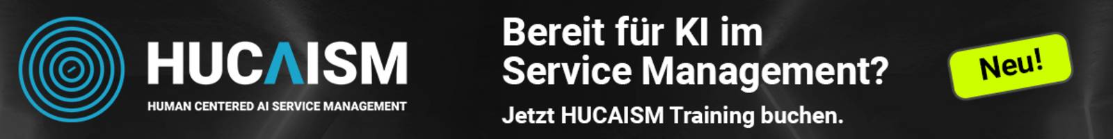 Grafik Desktop HUCAISM KI im Service Management